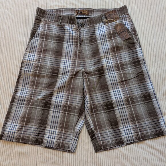 NWT 2 pair Men's Warehouse Blue Pronto Uomo Modern Fit 34 shorts - Picture 9 of 16